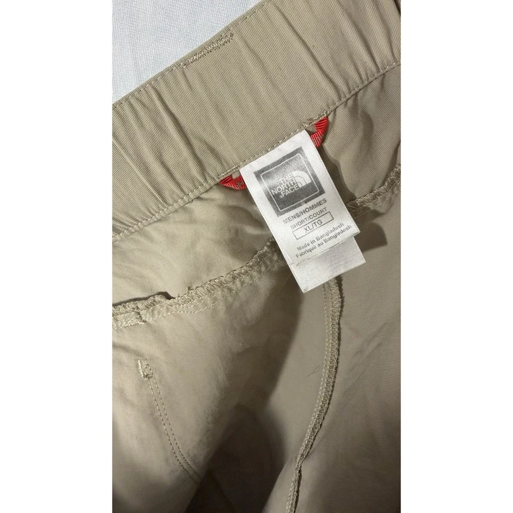 The North Face Convertible Cargo Belted Pants Mens XL Beige Work Hiking Outdoor‎
